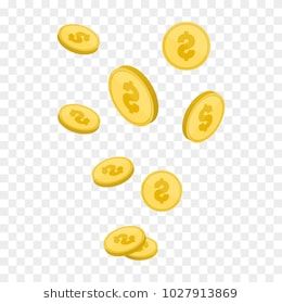 Vector Illustration Of Flying Golden Coins Money Falling Down 260x280 Vector Illustration Of Flying Golden Coins Money Falling Down