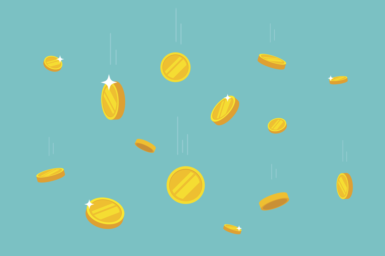Coins Money Falling Vector Illustration, Flat Dropping Gold Coins 1256x835 Coins Money Falling Vector Illustration, Flat Dropping Gold Coins