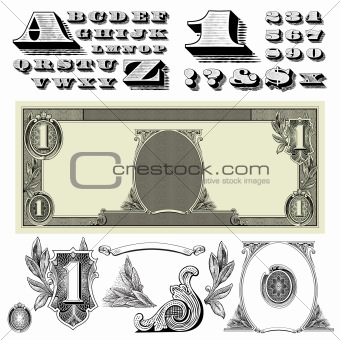 340x340 Image Vector Money Ornaments And Letters From Crestock