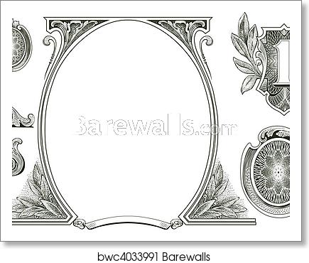 435x370 Vector Money Ornaments, Art Print Barewalls Posters Prints