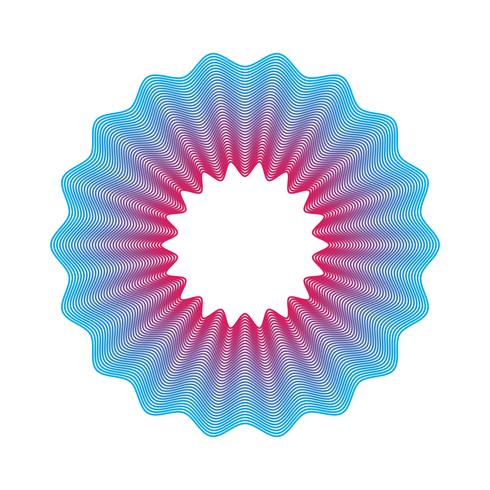 490x490 Guilloche Pattern Rosette For Play Money Or Other Security Papers