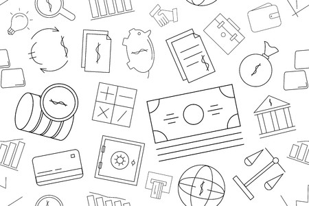 450x300 Vector Money Pattern Money Seamless Background Royalty Free