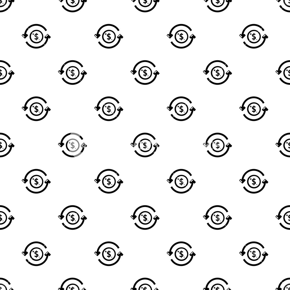 1000x1000 Circulation Money Pattern Vector Seamless Repeating For Any Web