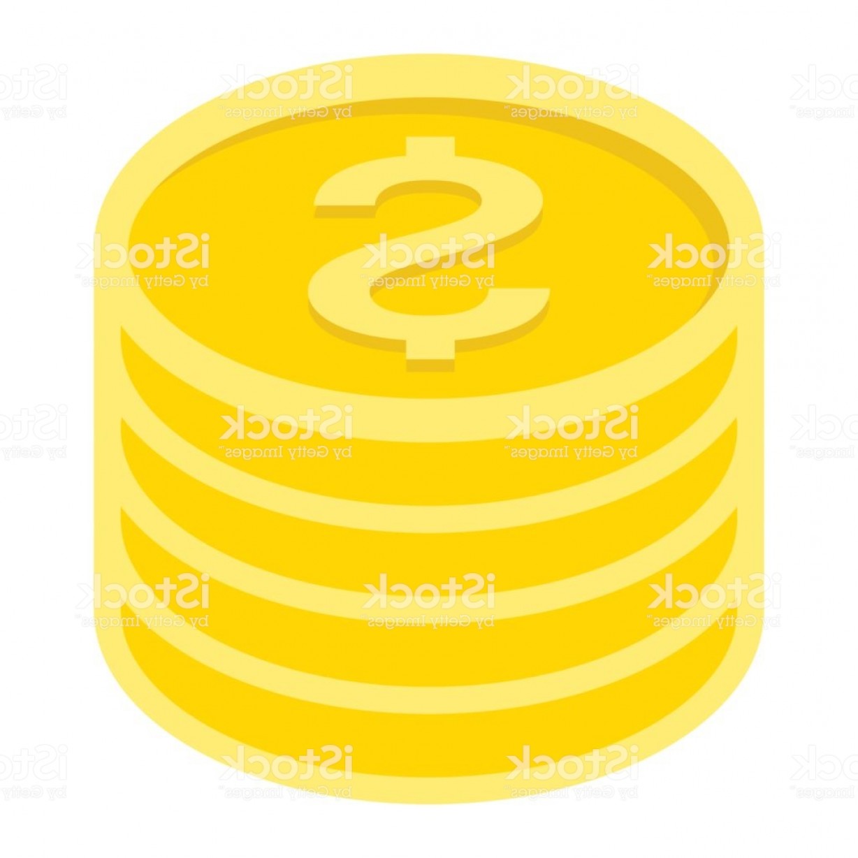1228x1228 Coins Of Dollar Flat Icon Business And Finance Money Sign Vector