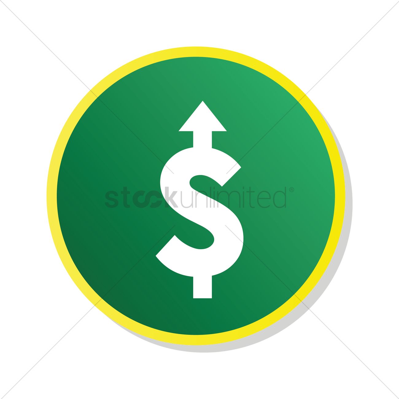1300x1300 Money Symbol With Arrow Vector Image