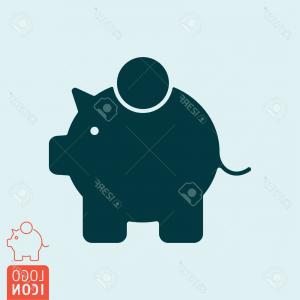 300x300 Photostock Vector Piggy Bank Icon Money Box Symbol Vector