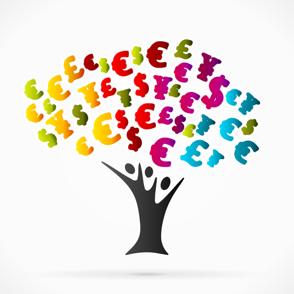 Money Tree Business Template Vector Free Download 600x600 Money Tree Business Template Vector Free Download