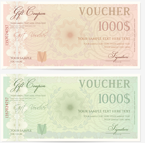 Ornate Gift Voucher Vintage Template Vector Free Vector 483x475 Ornate Gift Voucher Vintage Template Vector Free Vector