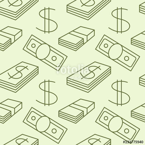 Currency Seamless Pattern Dollar Sign Background Texture 500x500 Currency Seamless Pattern Dollar Sign Background Texture