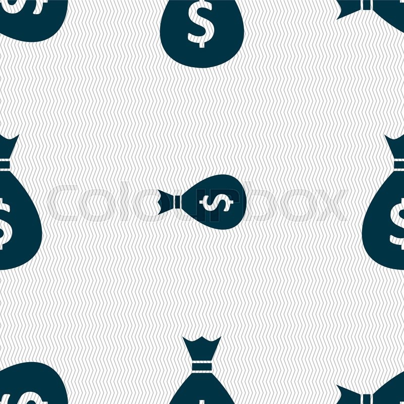 Dollar Money Bag Icon Sign Seamless Stock Vector Colourbox 800x800 Dollar Money Bag Icon Sign Seamless Stock Vector Colourbox
