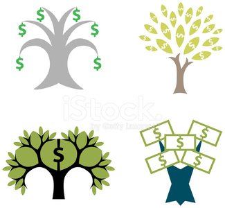 325x300 Money Tree Vector Symbols Stock Vectors