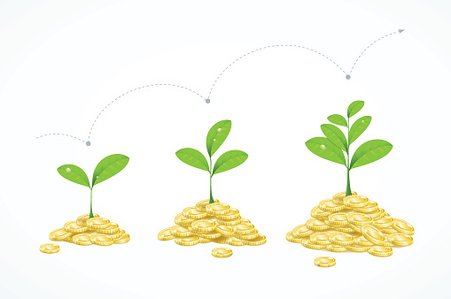 451x299 Money Tree Vector Premium Clipart