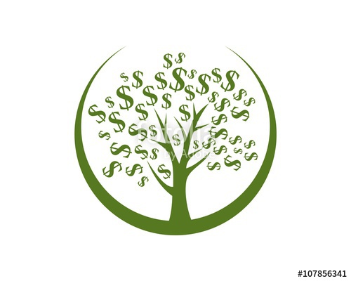 500x400 Circle Money Tree Logo Stock Image And Royalty Free Vector