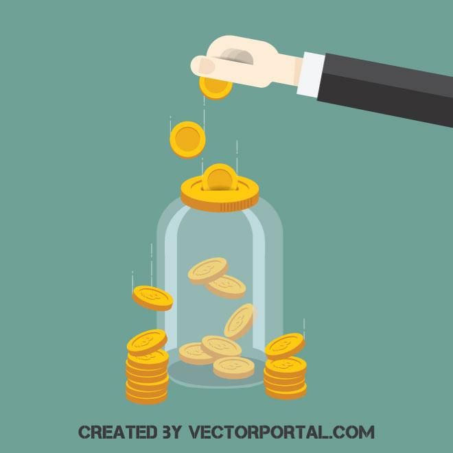 660x660 Save Money Vector Graphics Business And Finance Vectors