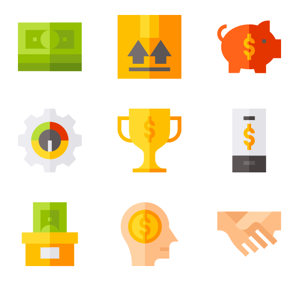 600x564 Money Icons