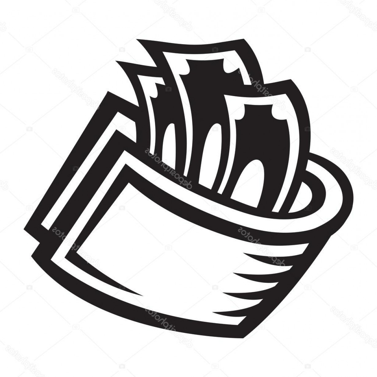 1228x1228 Money Vector Black And White Catchsplace