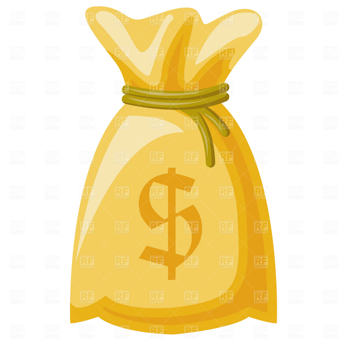 1200x1200 Money Sack Vector Image Of Business, Finance Prague
