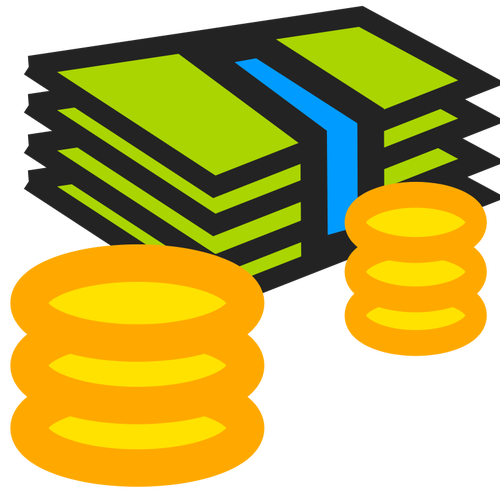 500x500 Money Vector Clip Art