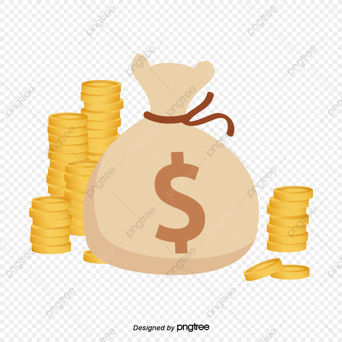 1200x1200 Pocket Money Vector, Purse, Hand Painted, Gold Png And Vector