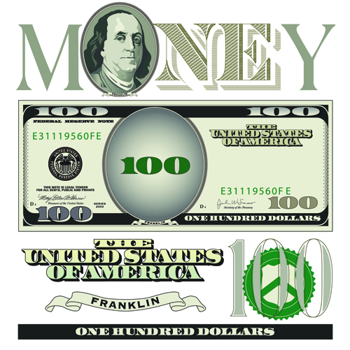500x501 Vector Money With Dollars Design Template Free Download