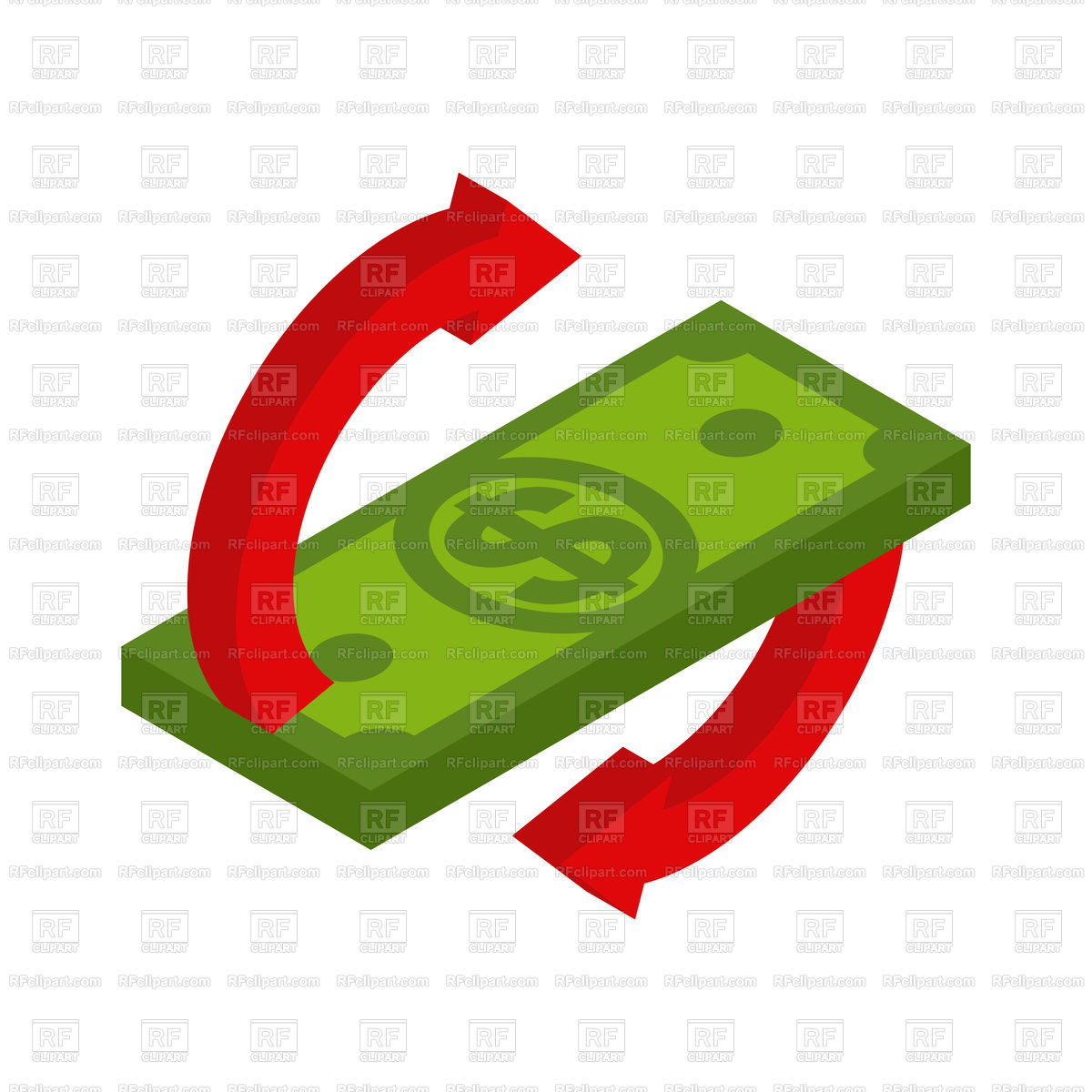 1200x1200 Cash Back Icon Symbol Is Return Of Money Vector Image