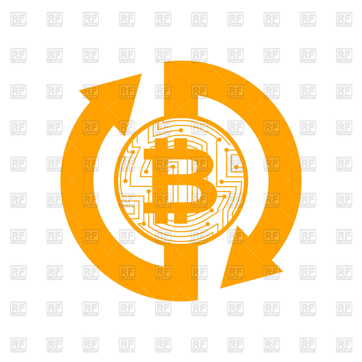 1200x1200 Exchange Bitcoin Emblem