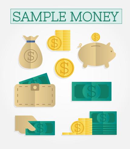 429x490 Free Sample Money Vector