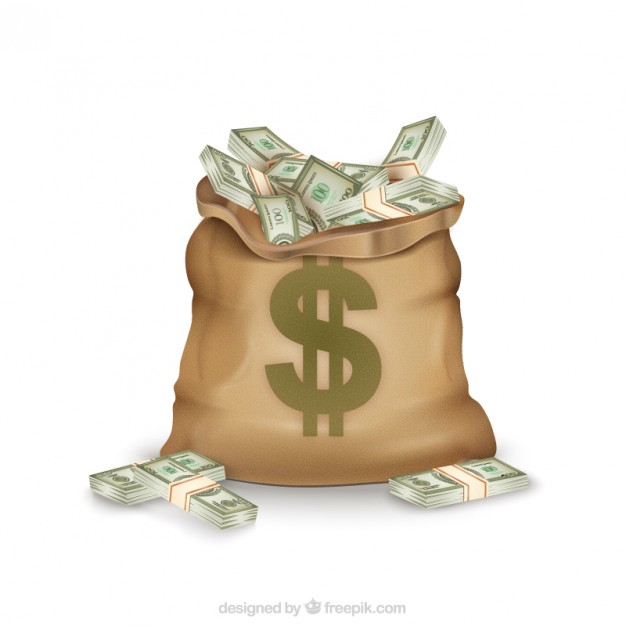 626x626 Money Bag Vector Free Download