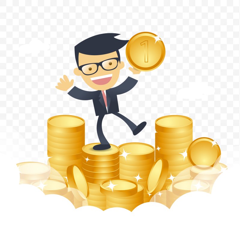 800x800 Happy Businessman With Money Vector, Png, Money
