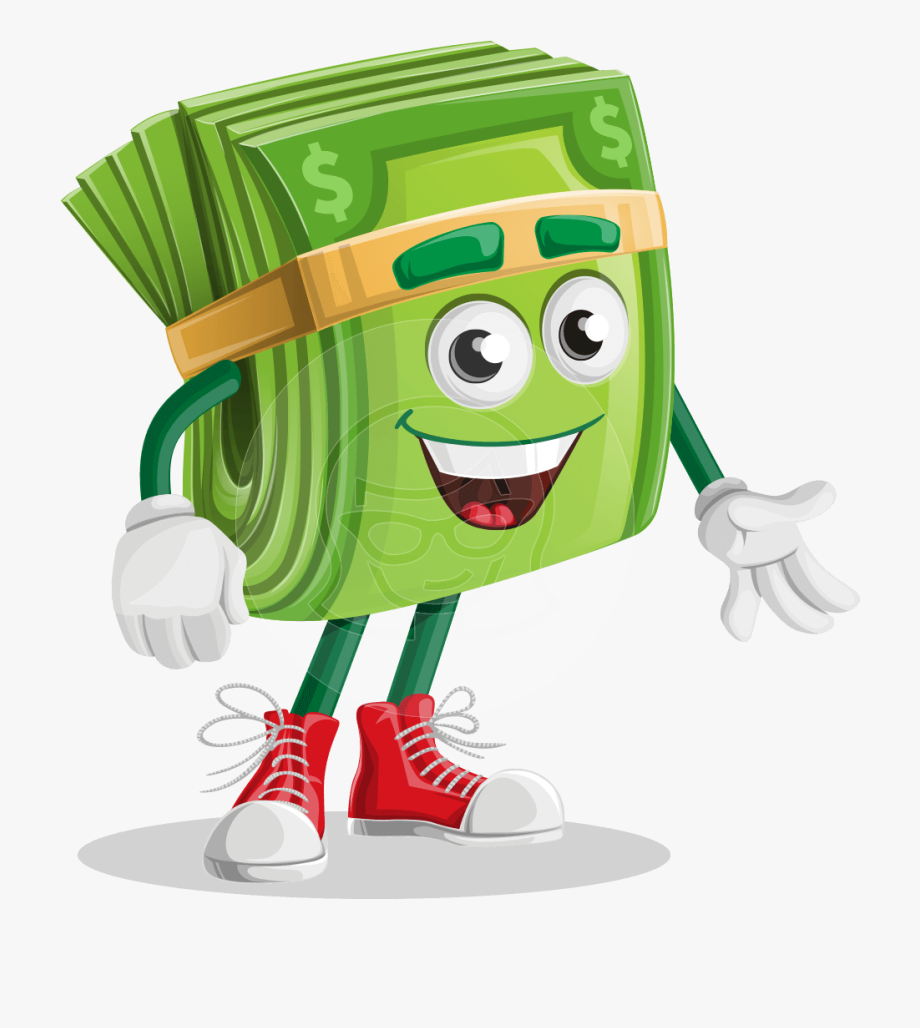 920x1028 Dollar Bill Cartoon Money Vector Character