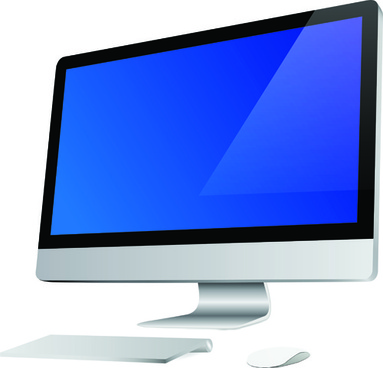 383x368 Lcd Monitor Vector Free Vector Download