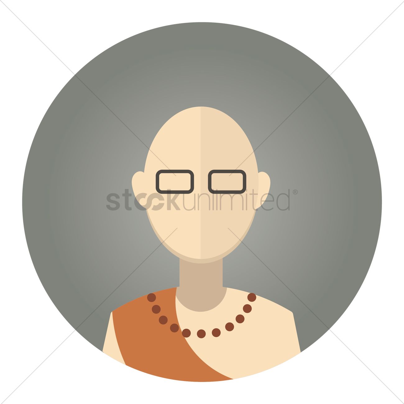 1300x1300 Monk Vector Image