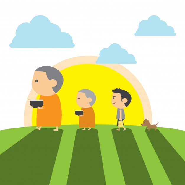 626x625 Monk Vector Vectors, Photos And Free Download