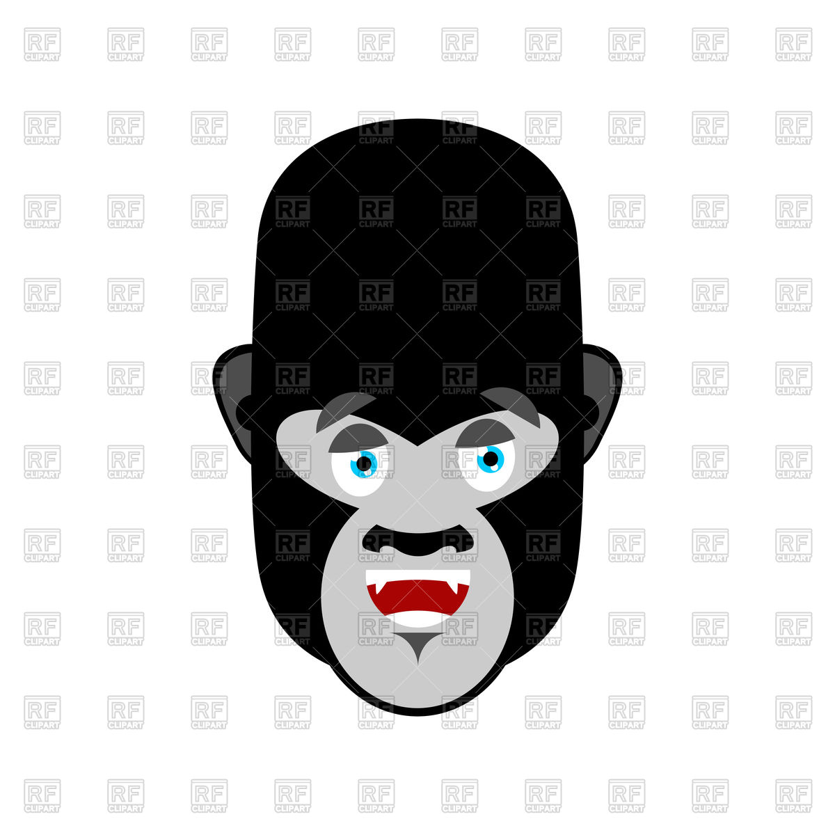 1200x1200 Gorilla Head