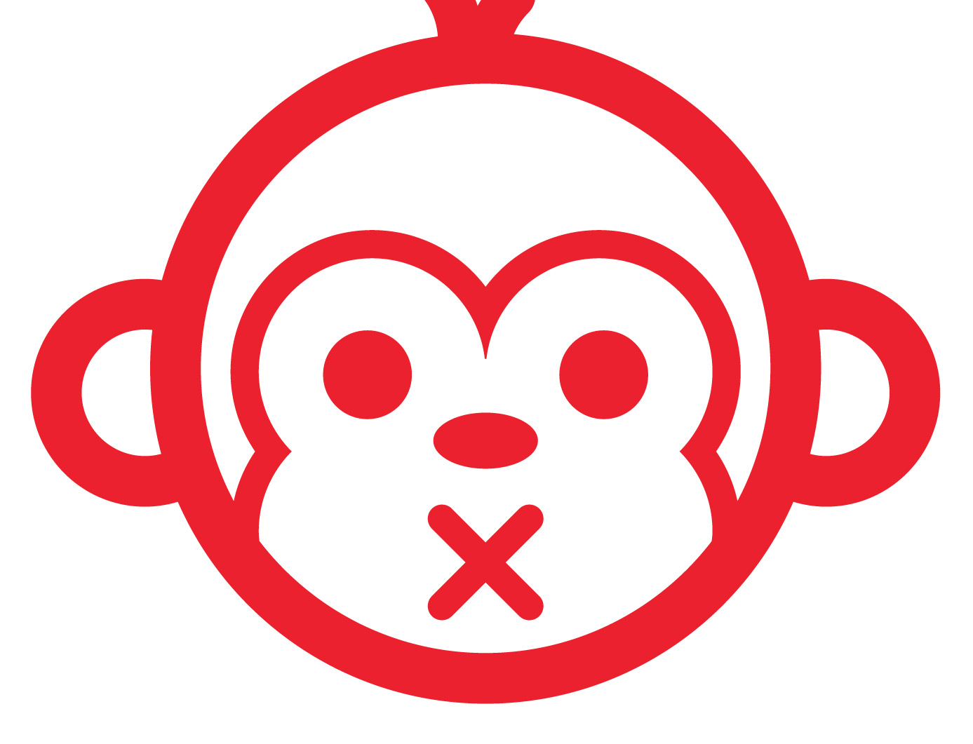 1387x1061 How To Create A Monkey Face With Vector Line Work