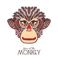 200x200 Monkey Face Free Vector Art
