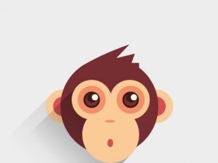 310x233 Monkey Face Image Free Vector Free Vectors Ui Download