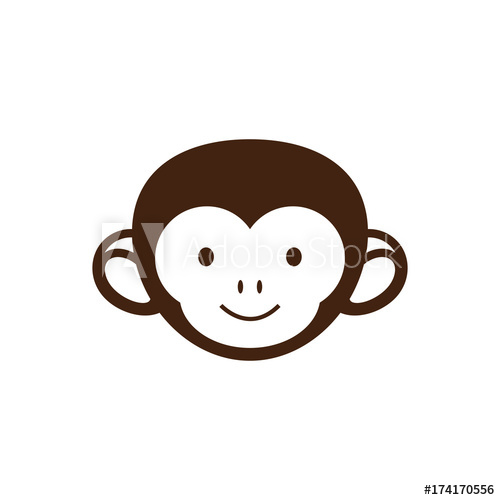 Monkey Face Vector at Vectorified.com | Collection of Monkey Face