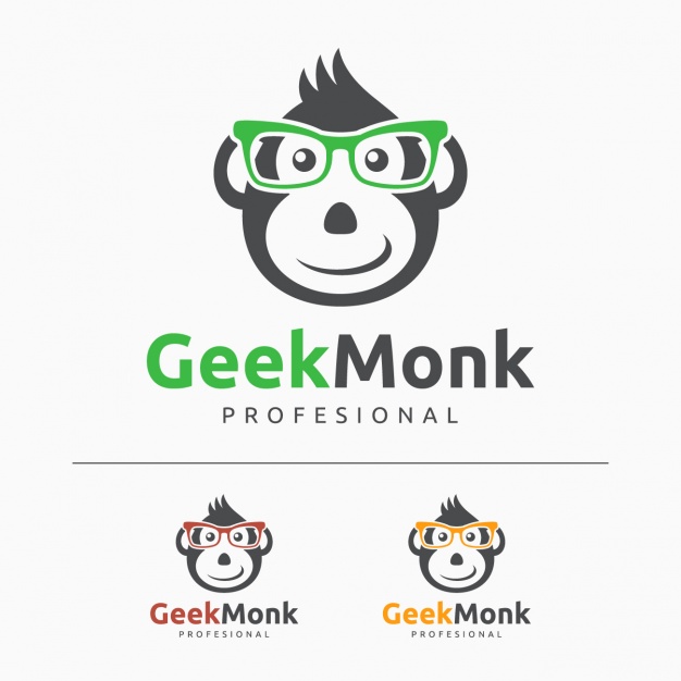 626x626 Monkey Face Logo Template Vector Free Download