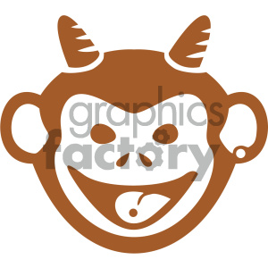 300x300 Vector Monkey Face Icon Clipart Royalty Free Gif, Png