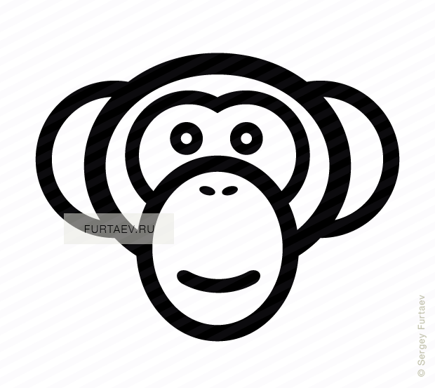 620x553 Stock Monkey Icon