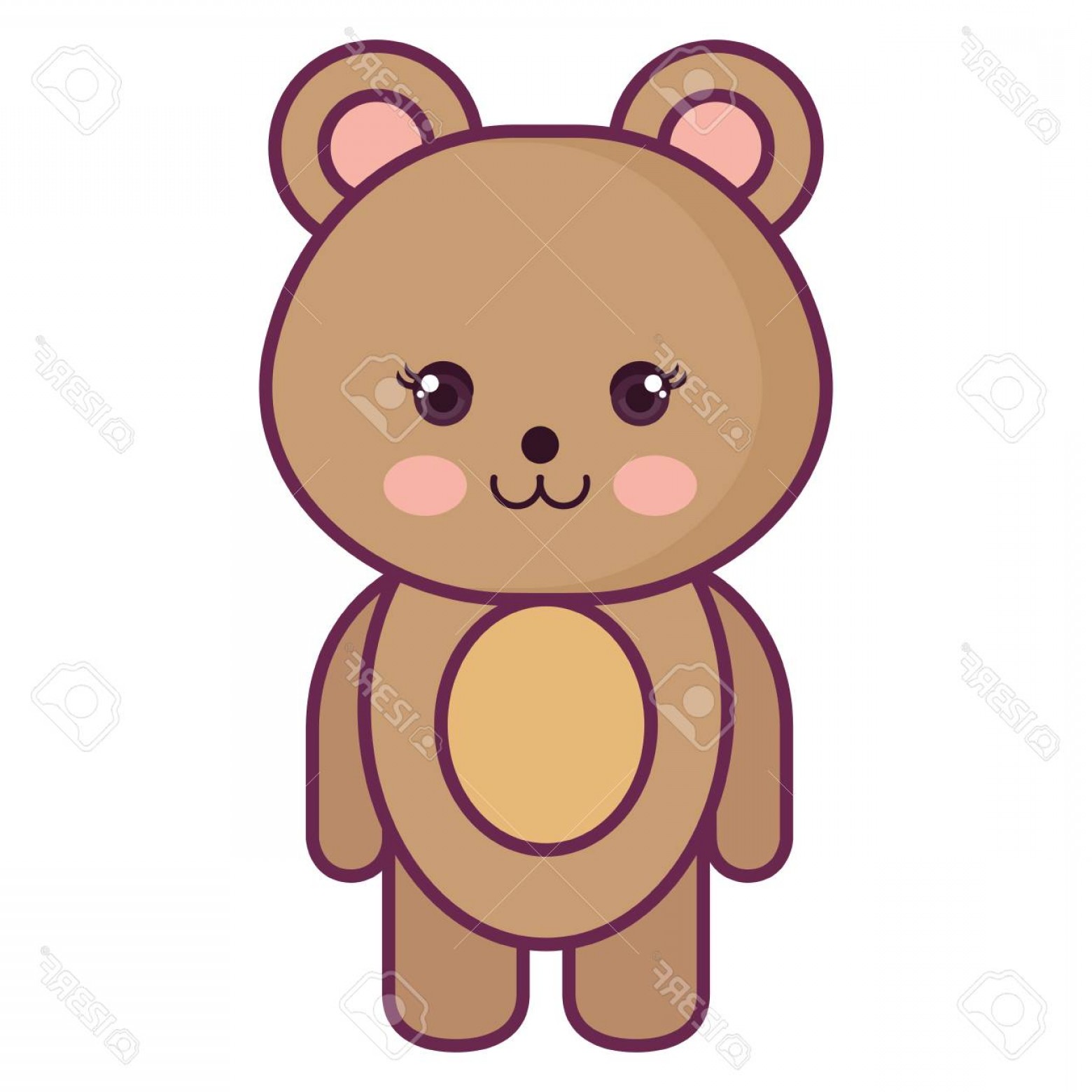 1560x1560 Photostock Vector Stuffed Animal Monkey Icon Vector Illsutration