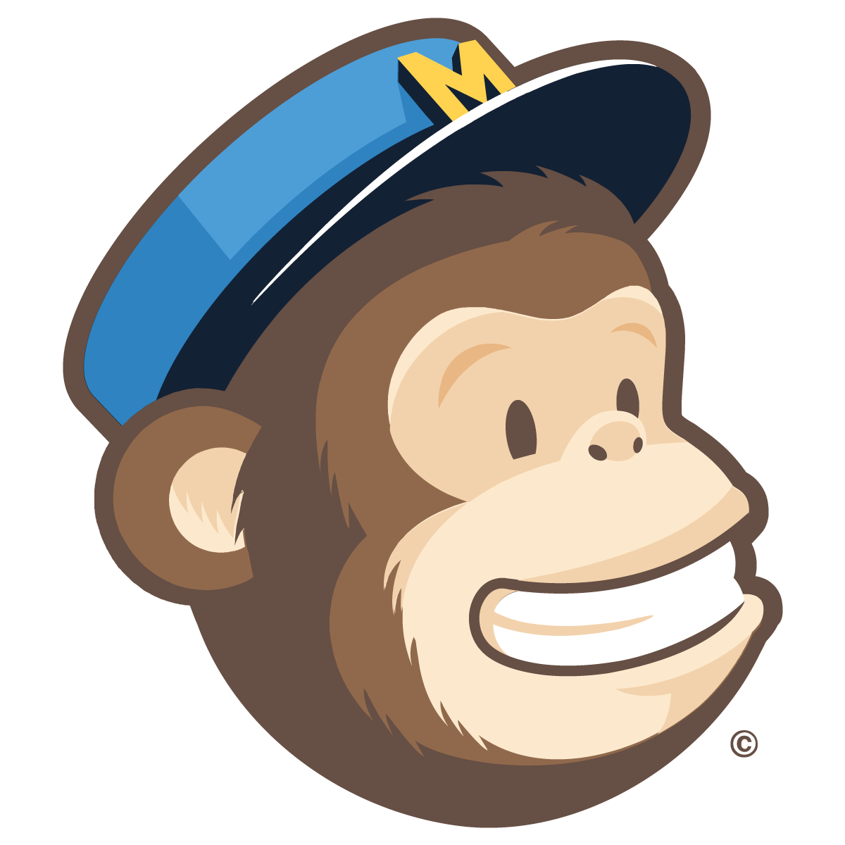 1200x1200 Mailchimp Freddie Icon Logo Vector Monkey Free Vector Silhouette