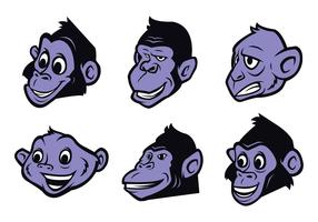 286x200 Monkey Free Vector Art