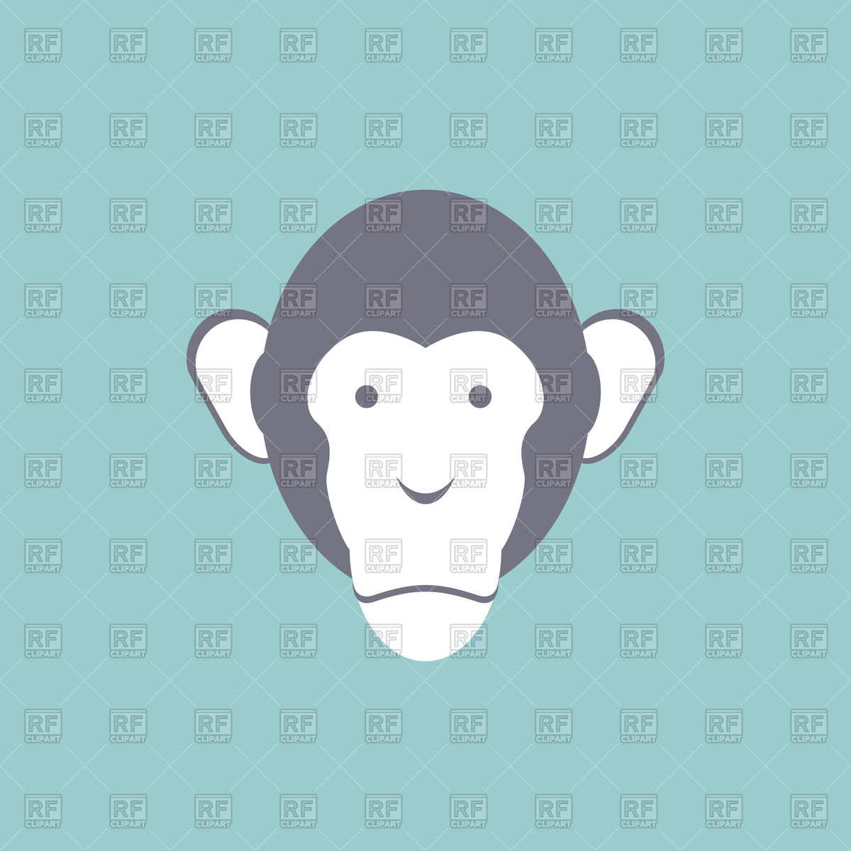 1200x1200 Monkey Head Logo Vector Image Of Icons And Emblems Popaukropa