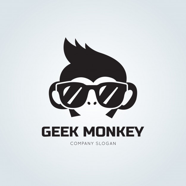 626x626 Monkey Logo, Chimp Logo Template Vector Premium Download