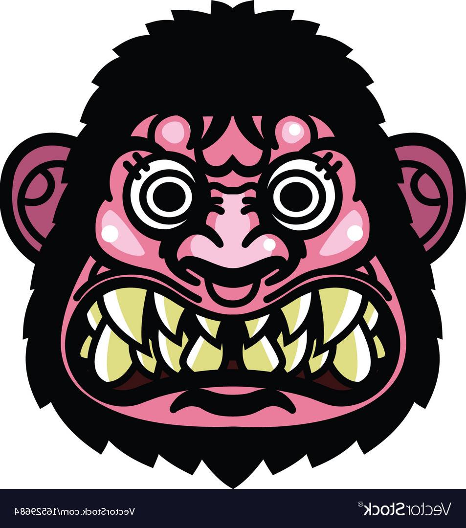 953x1080 Unique Monkey Head Logo Vector Design Free Vector Art, Images