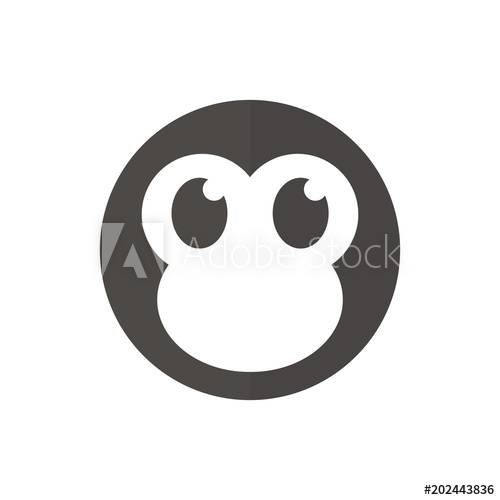 500x500 Animal Symbol Ape Icon, Monkey Logo Vector