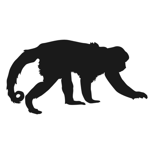 512x512 Monkey Silhouette