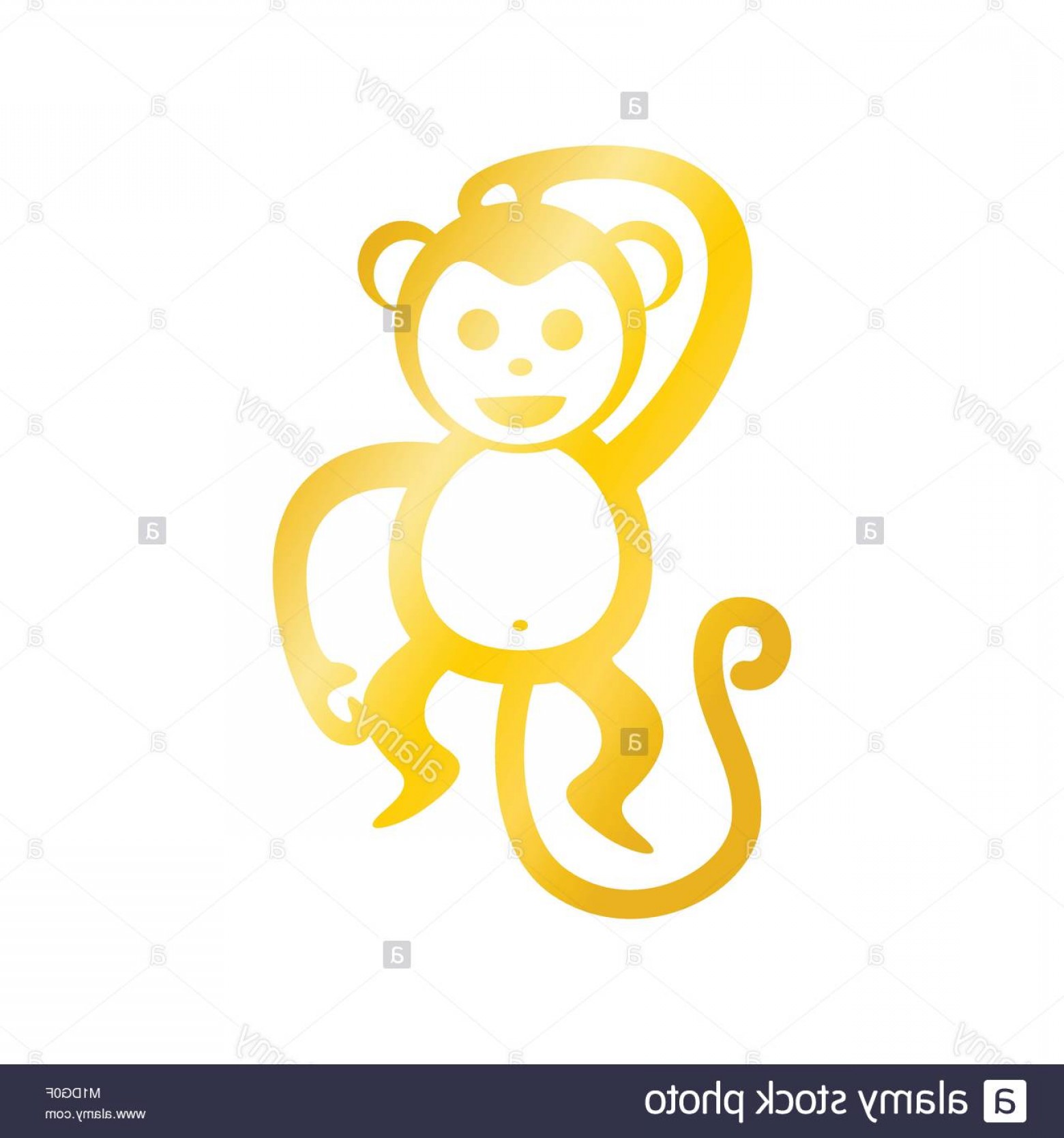 1560x1668 Golden Monkey Vector Art Cqrecords